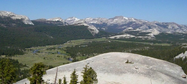 Tuolumne Meadows from Lambert Dome