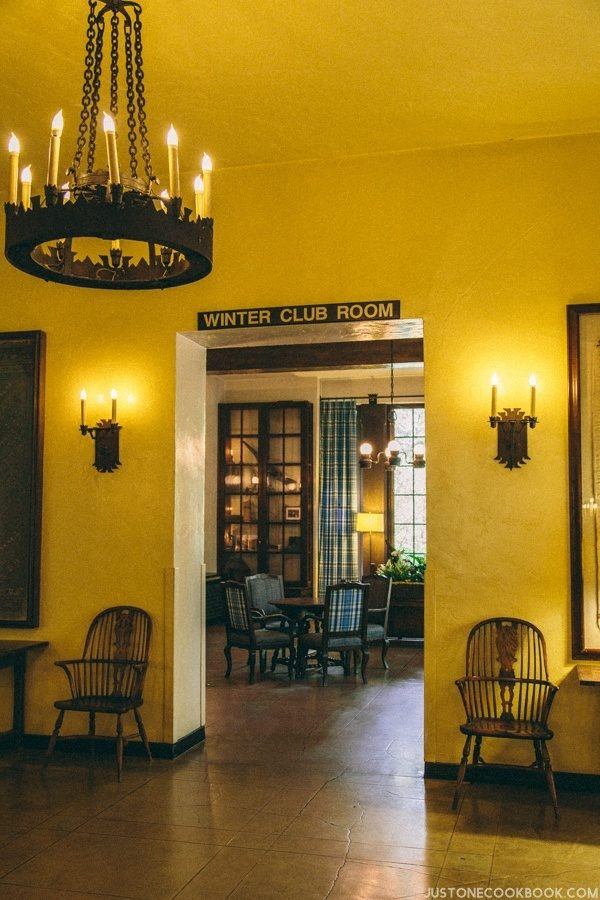 The Ahawahnee Hotel The Winter Club Room | JustOneCookbook.com