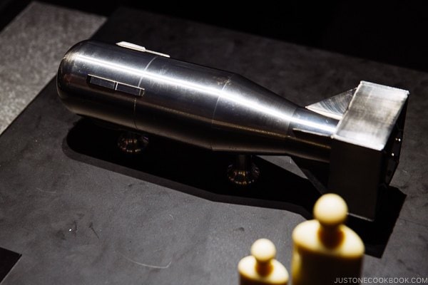 replica of little boy inside Hiroshima Peace Memorial Museum | JustOneCookbook.com
