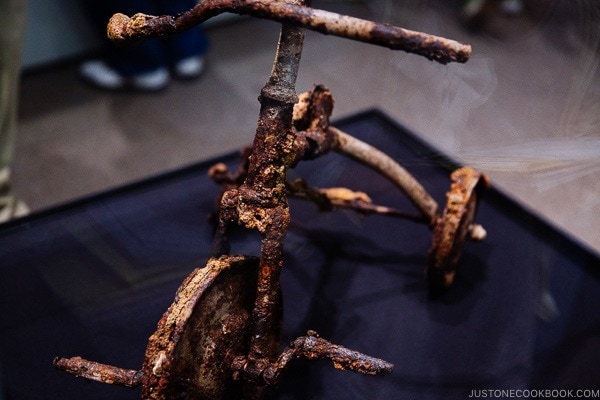 tricycle on display at Hiroshima Peace Memorial Museum | JustOneCookbook.com