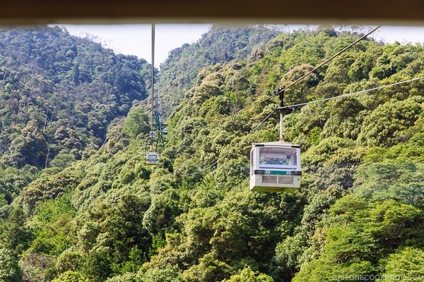 view of Mt. Misen from Miyajima Ropeway car | JustOneCookbook.com