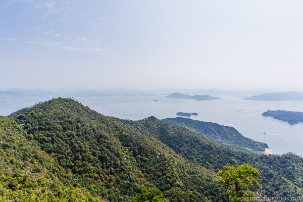 view of Hiroshima Bay from Mt. Misen | JustOneCookbook.com Mount Misen