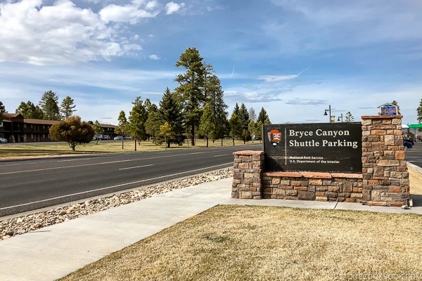 Bryce Canyon Shuttle Parking - Bryce Canyon National Park Travel Guide | justonecookbook.com