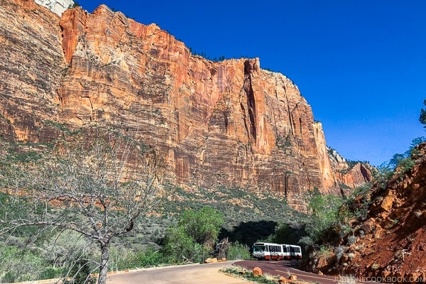 view at Big Bend - Zion National Park Travel Guide | justonecookbook.com