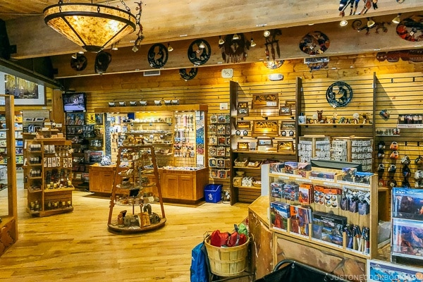 gift shop at Zion Lodge - Zion National Park Travel Guide | justonecookbook.com
