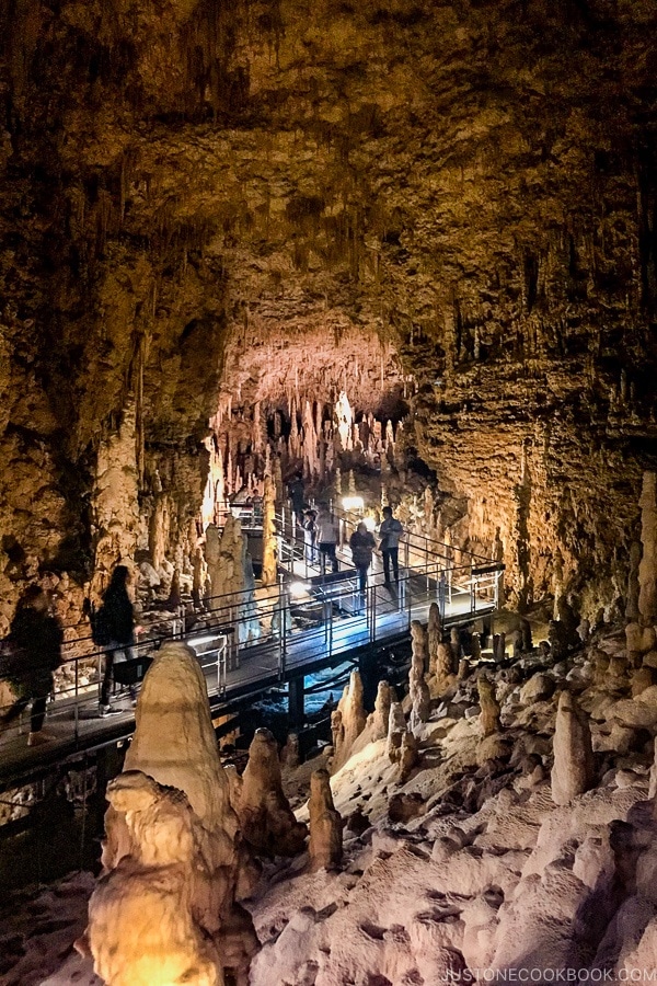 Inside Gyokusendo Cave at Okinawa World | justonecookbook.com