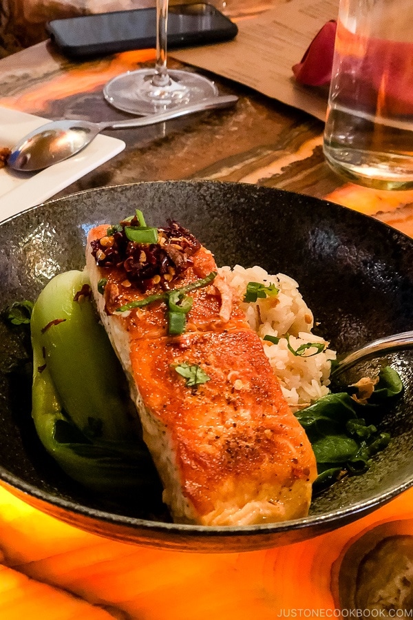 salmon at Sego Kanab Utah | justonecookbook.com