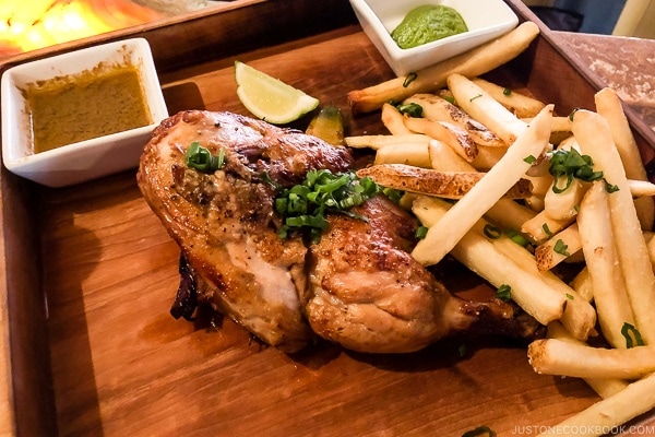 chicken entree at Sego Kanab Utah | justonecookbook.com