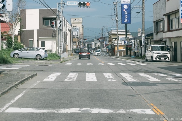 car stop line - Guide to Driving in Japan | www.justonecookbook.com