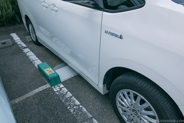 parking lot car lock - Guide to Driving in Japan | www.justonecookbook.com