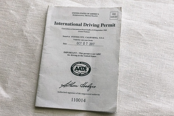 International driving permit - Guide to Driving in Japan | www.justonecookbook.com