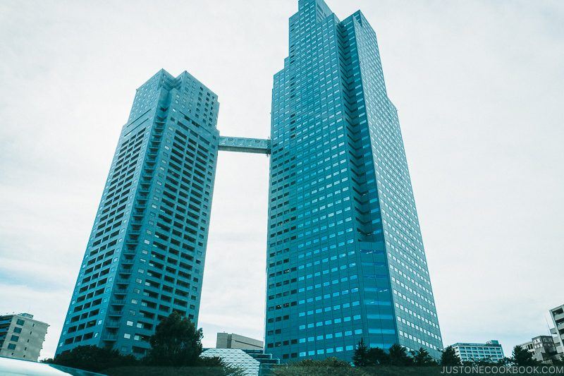 view of office buildings from Sumida River - Tokyo Cruise | www.justonecookbook.com