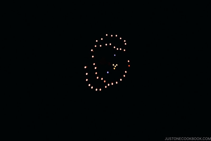 puppy face fireworks - Japan's Fireworks Hanabi | www.justonecookbook.com