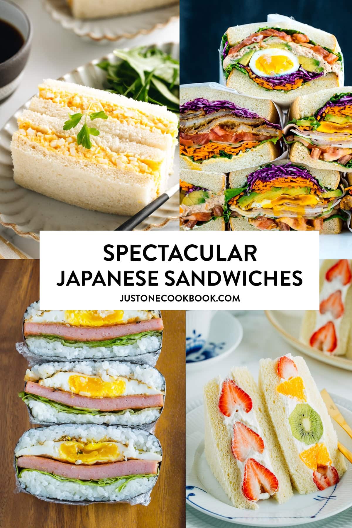 best recipes for Japanese sandwiches, including tamago sando, fruit sando, and wanpaku