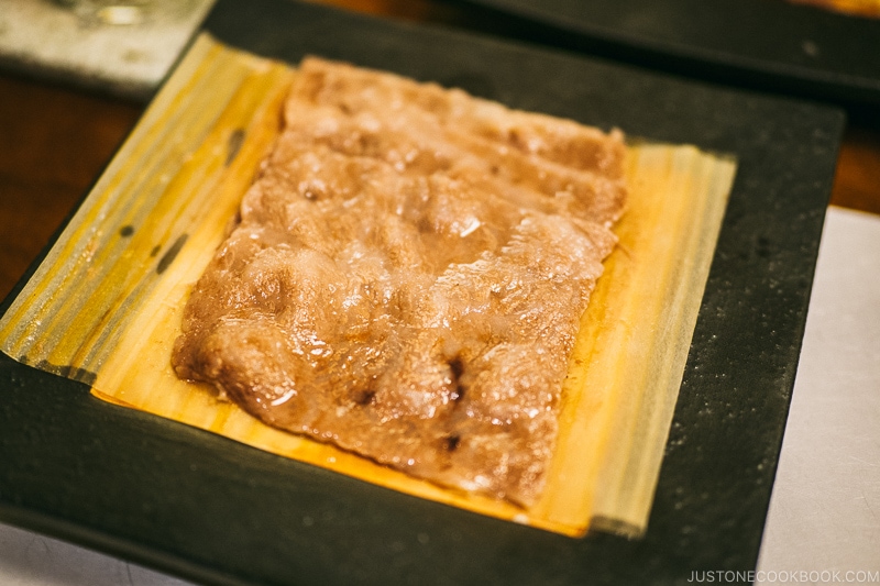 wagyu beef steamed in oya stone at Hoshino Resorts KAI Nikko - Things to do around Lake Chuzenji | www.justonecookbook.com