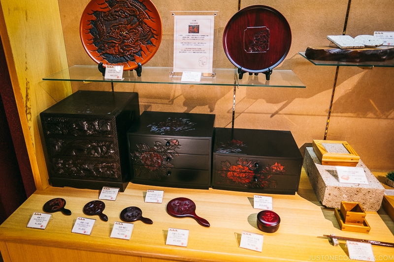 wood art craft on display for sale