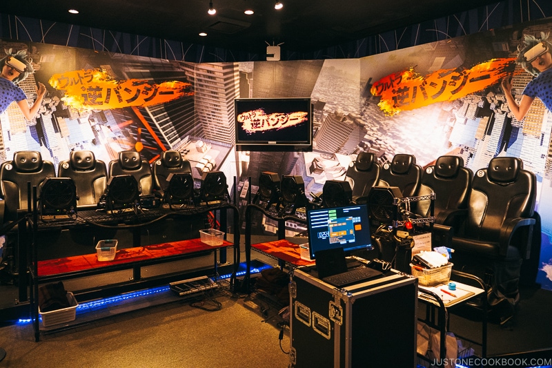 VR rides at Huis Ten Bosch