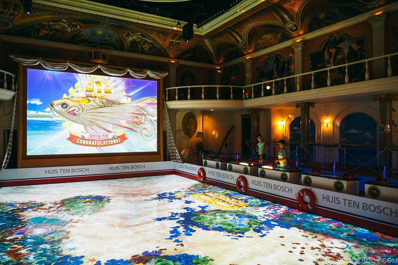 large fishing arcade video game