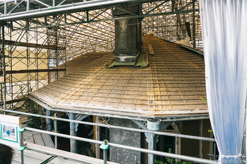 Glover House under repair and maintenance