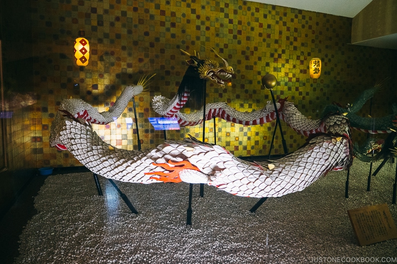 dragon used for dragon dance in Nagasaki Kunchi festival