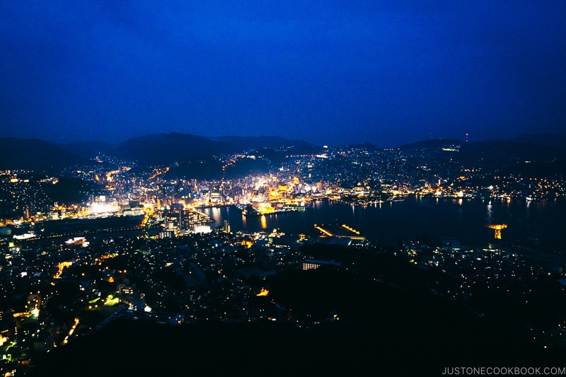 Nagasaki view from Mt. Inasayama Observatory