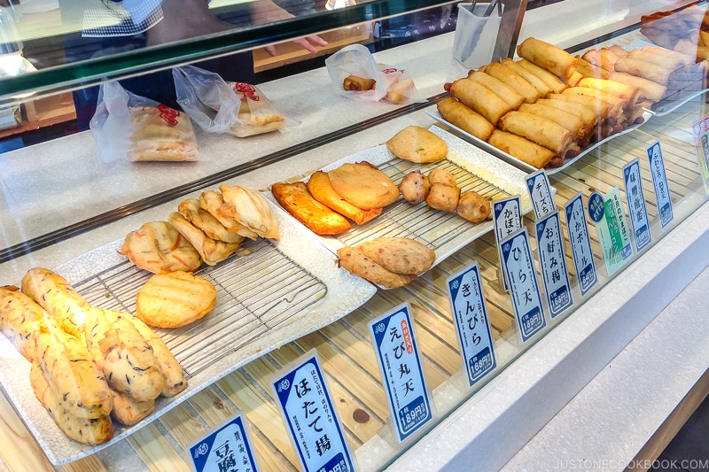 assorted tempura at Kamaei Otaru