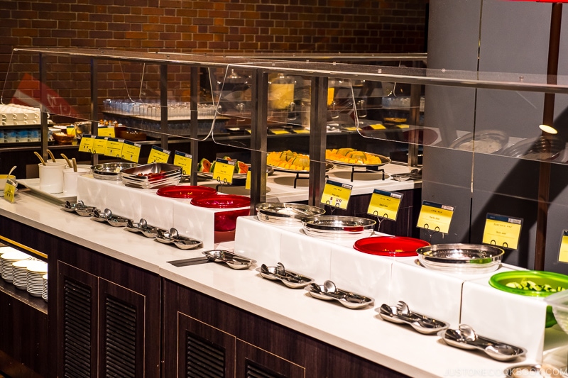 dinner buffet at New Furano Prince Hotel