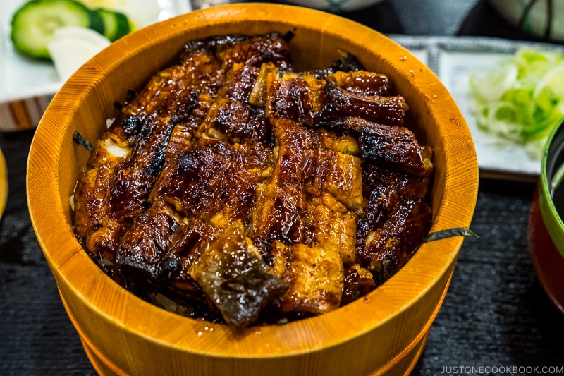 ohitsu unachazuke at Unagi Yaotoku Honten