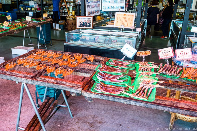 dried fish at Sasuyo Fish Market