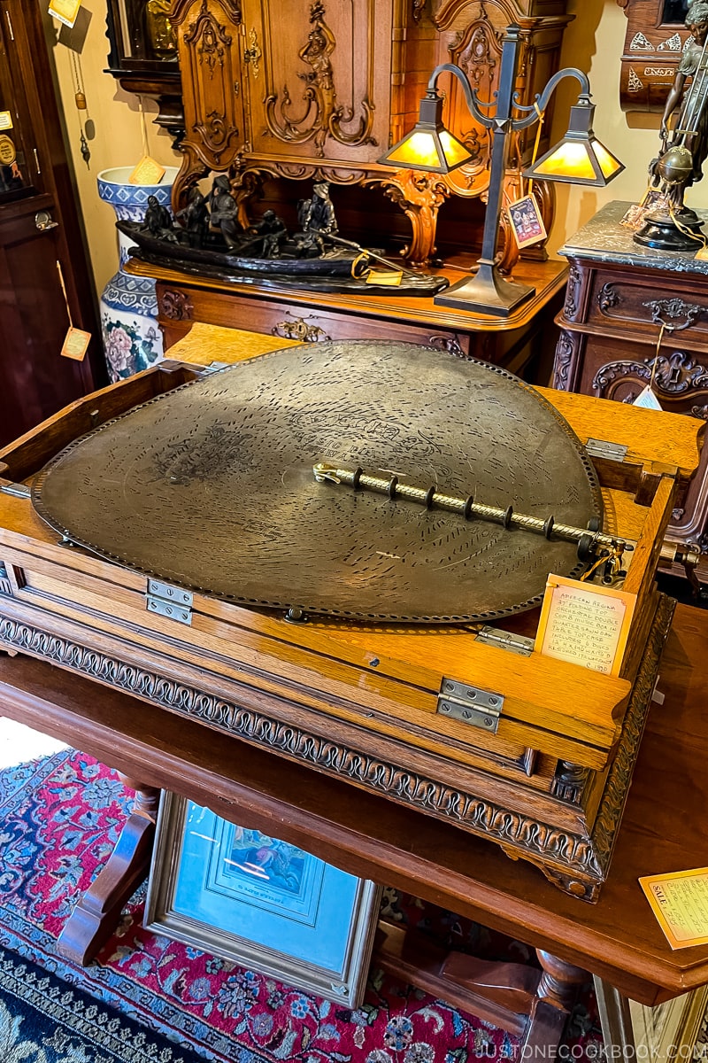 old record player