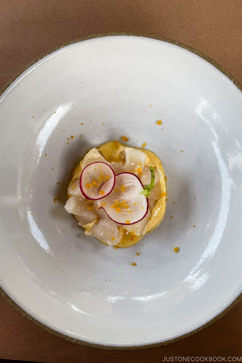 scallop tartare