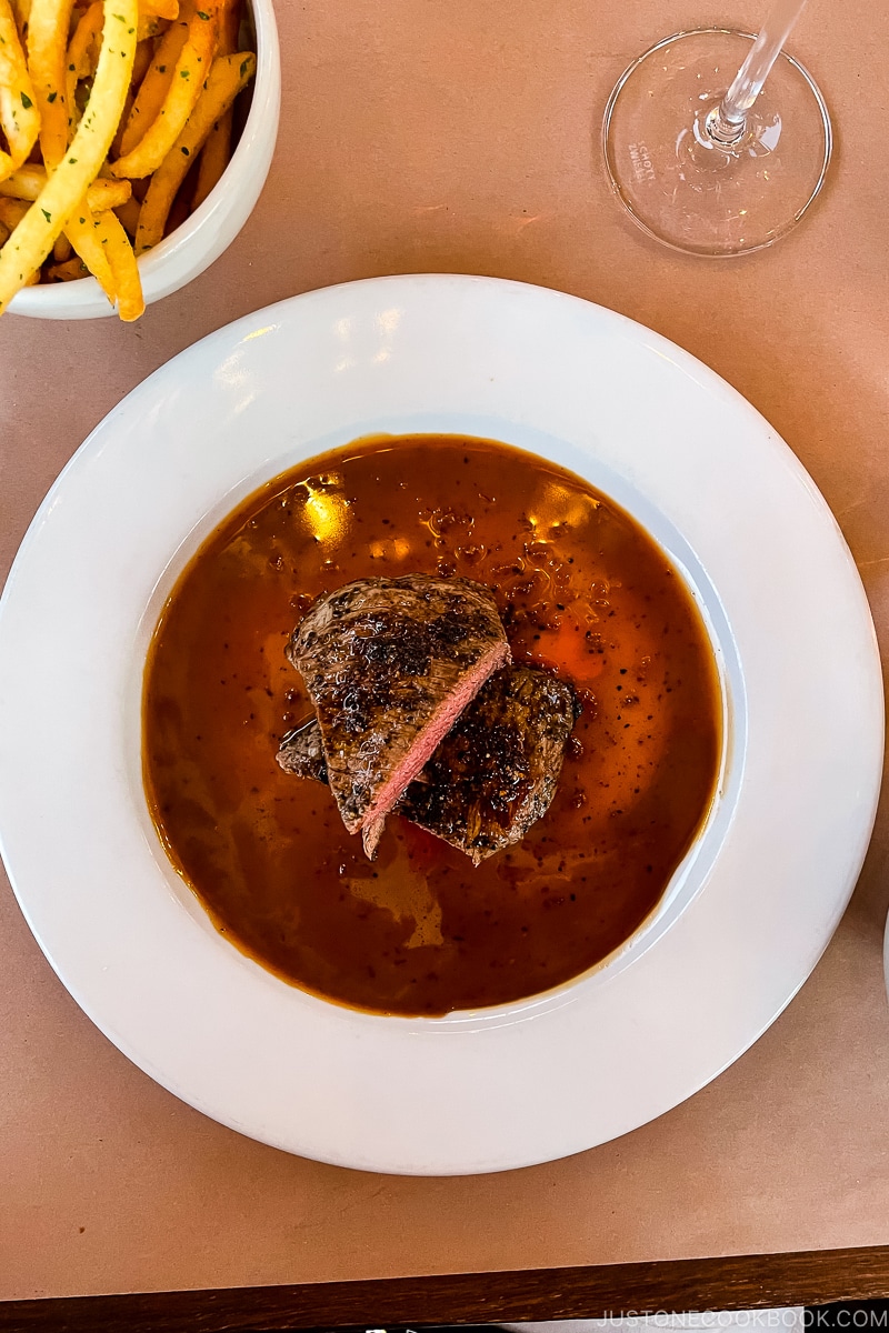 steak au poivre