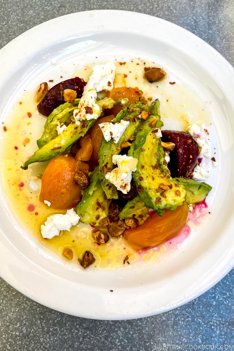 avocado and beet salad
