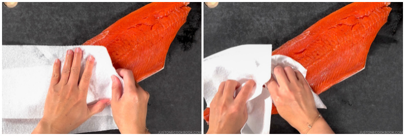 How to Cut Salmon into Japanese-Style Fillets