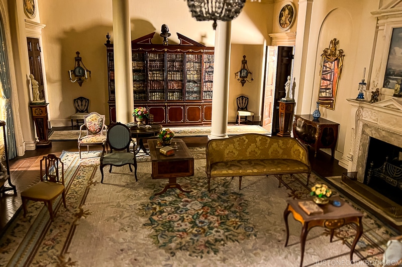 English Drawing Room of The Georgian Period miniature