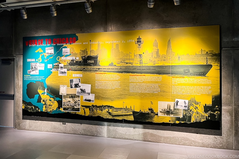 story of how U-505 was transported to Chicago