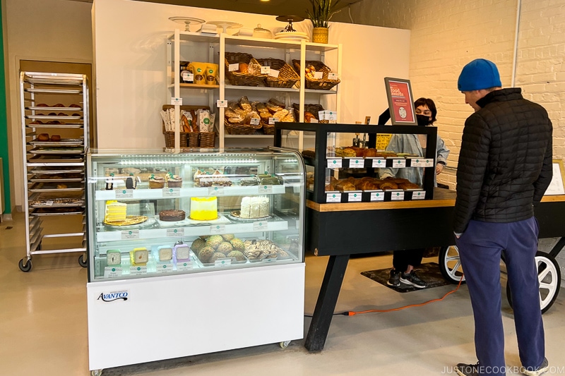 interior of Aya Pastry