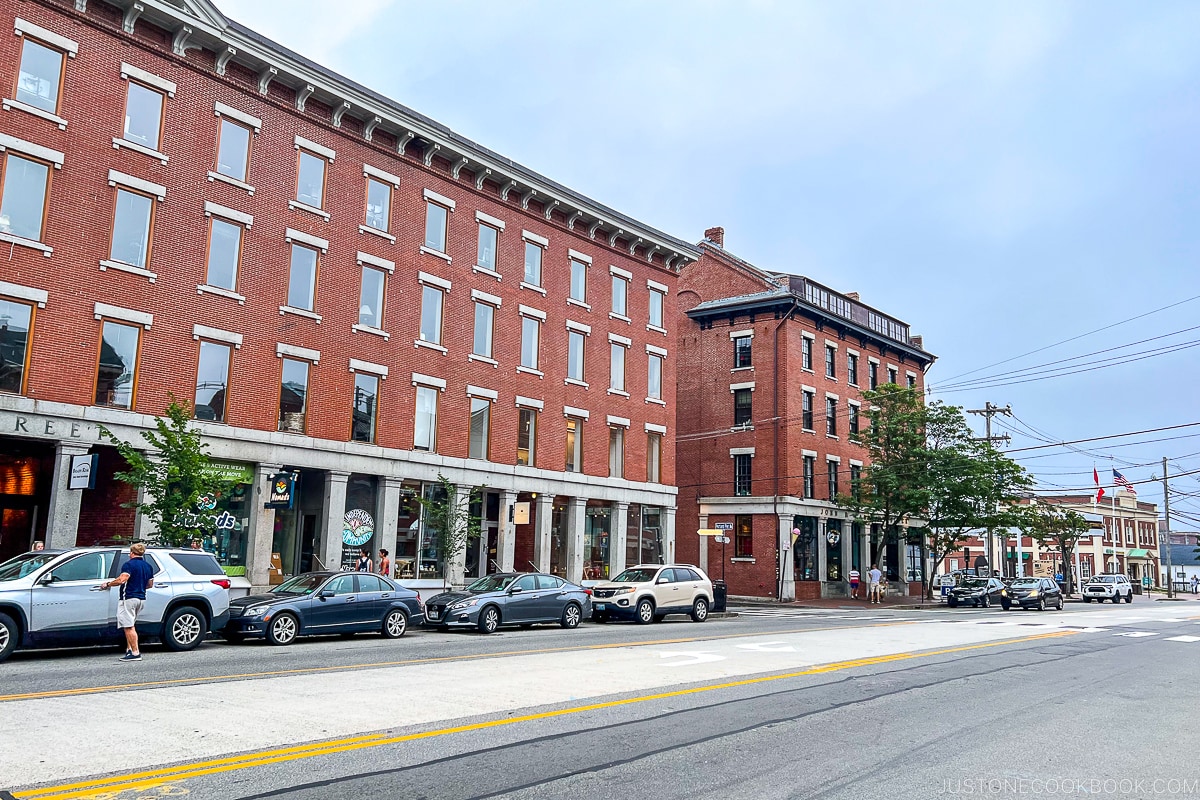brick buildings in Old Port