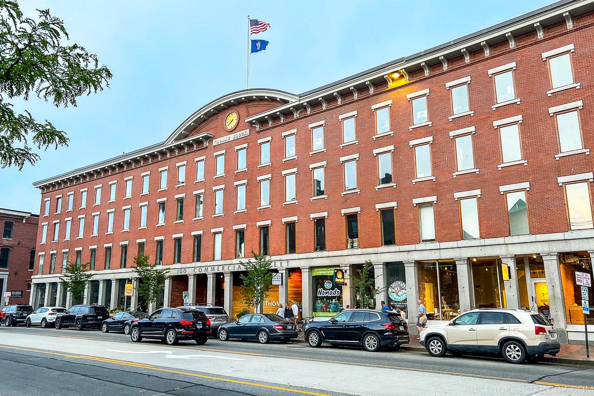 brick buildings in the Old Port