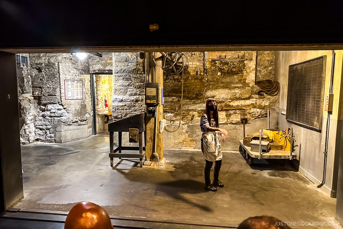 Flour Tower exhibit at Mill City Museum