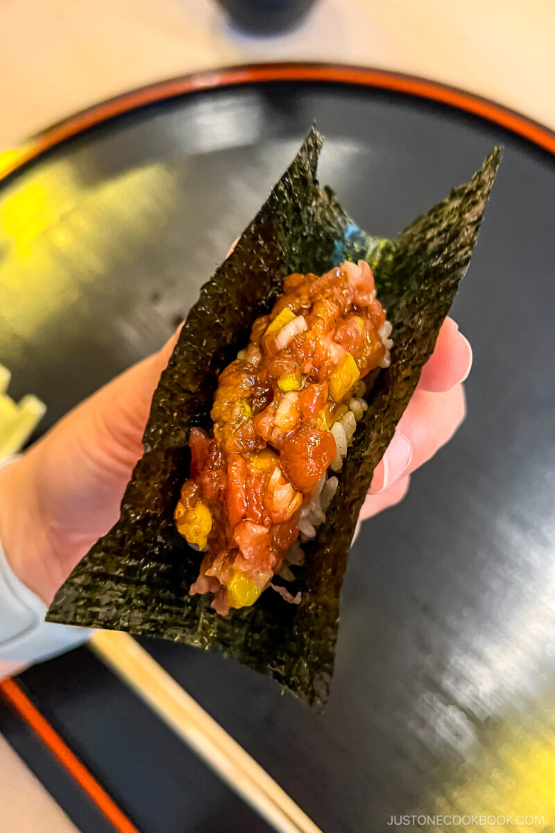 negitoro handroll