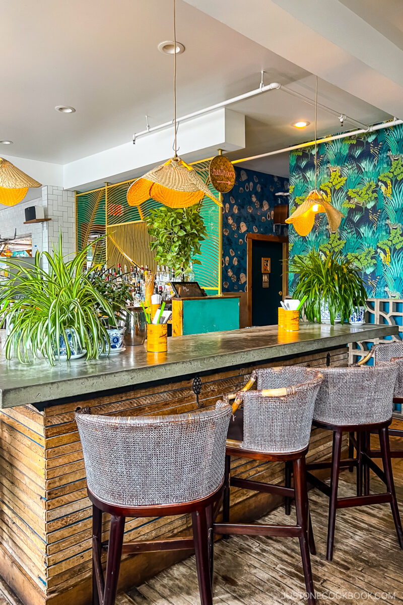 bar stools at Hai Hai