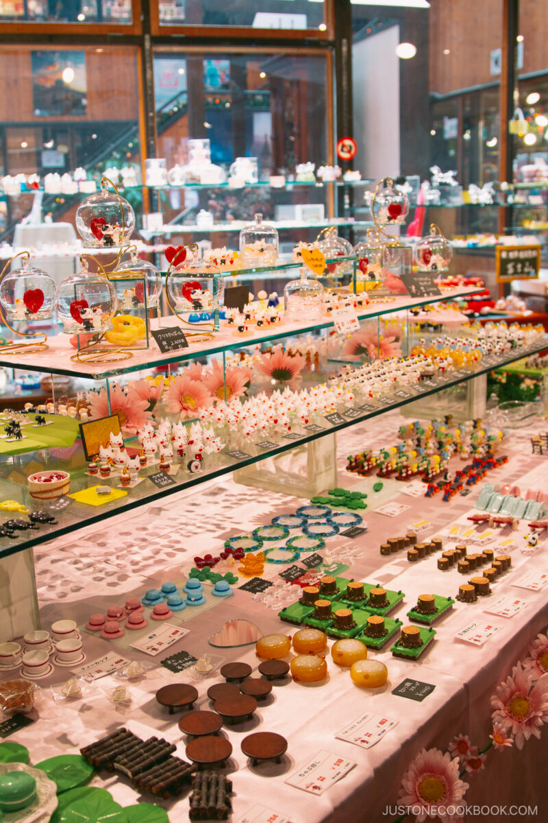 Souvenir shop with small trinkets and goods