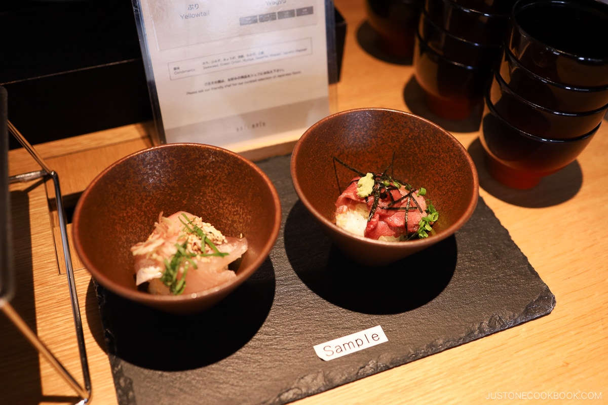Ochazuke samples