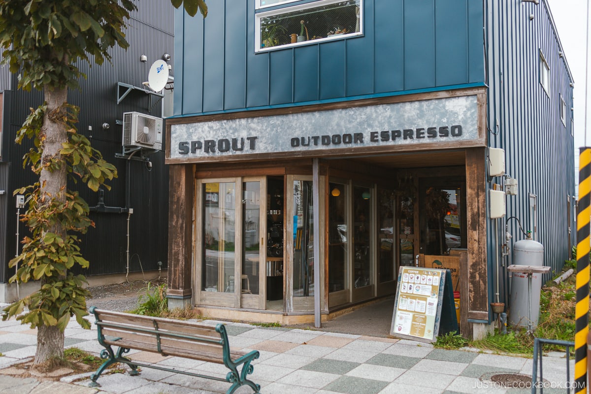 Sprout cafe shop exterior