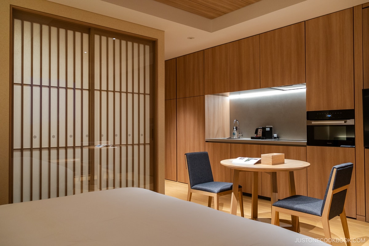 Setsu Niseko hotel room bathroom
