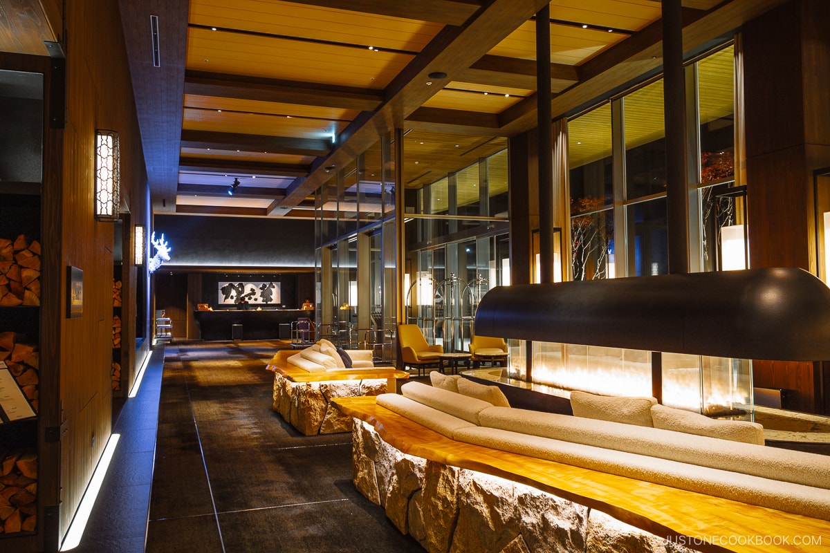 Hotel front lobby