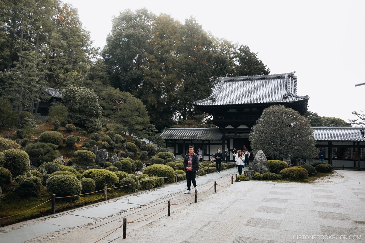 Wooden temple exterior