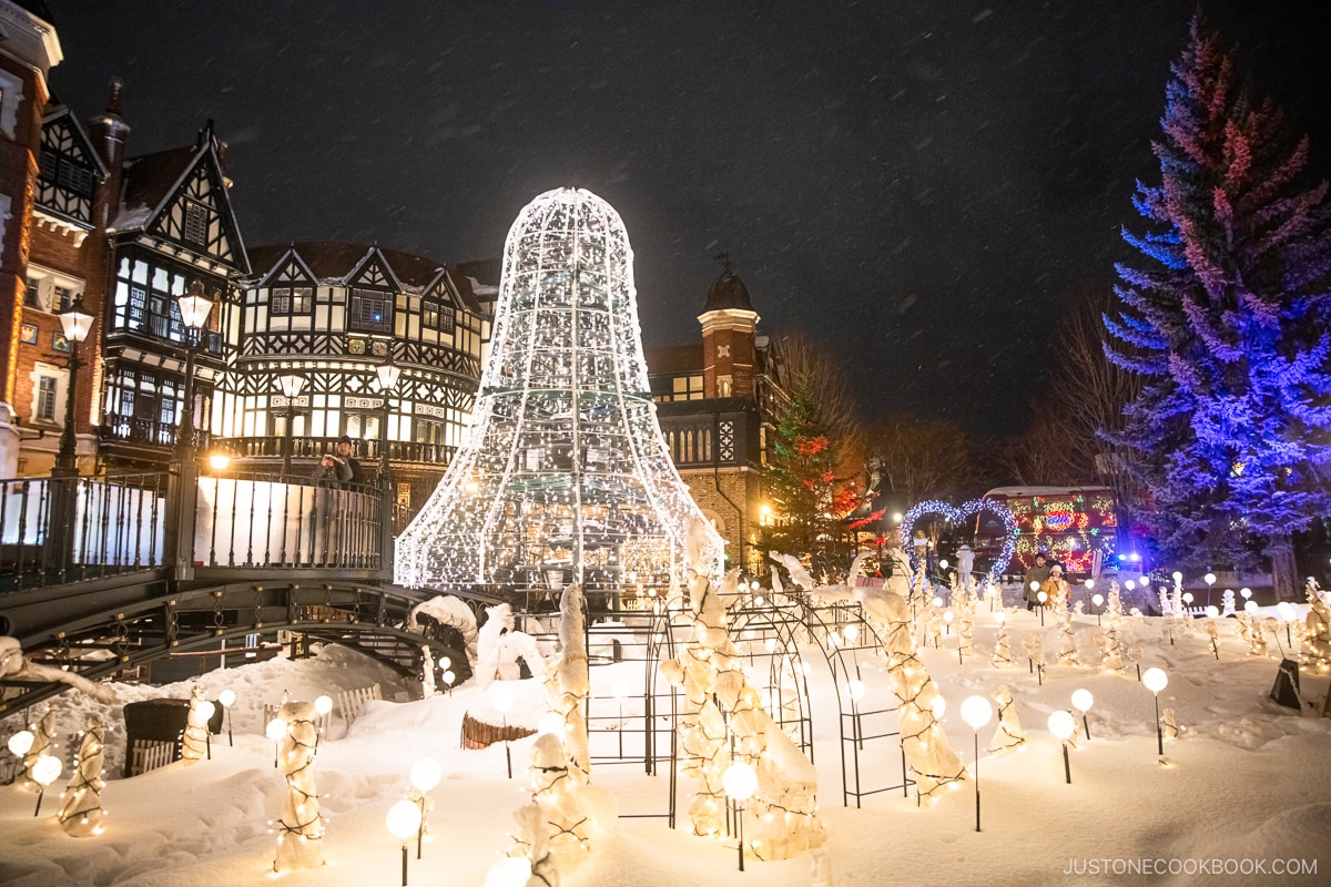 Shiroi Koibito Park illuminations