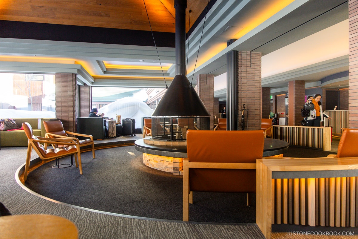 Hoshino Resort Tomamu Risonare hotel lobby
